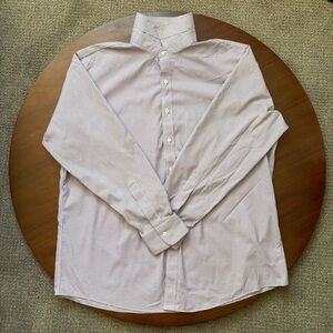 Brooks Brother's Button Down Checkered Shirt Brown White Men's Size XL